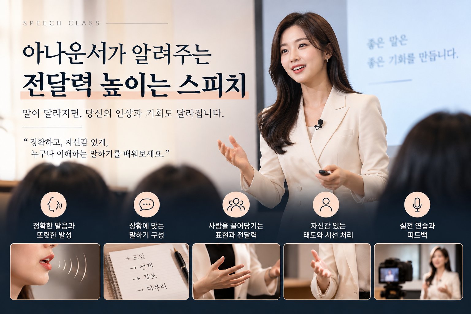 아나운서가 알려주는 전달력 높이는 스피치