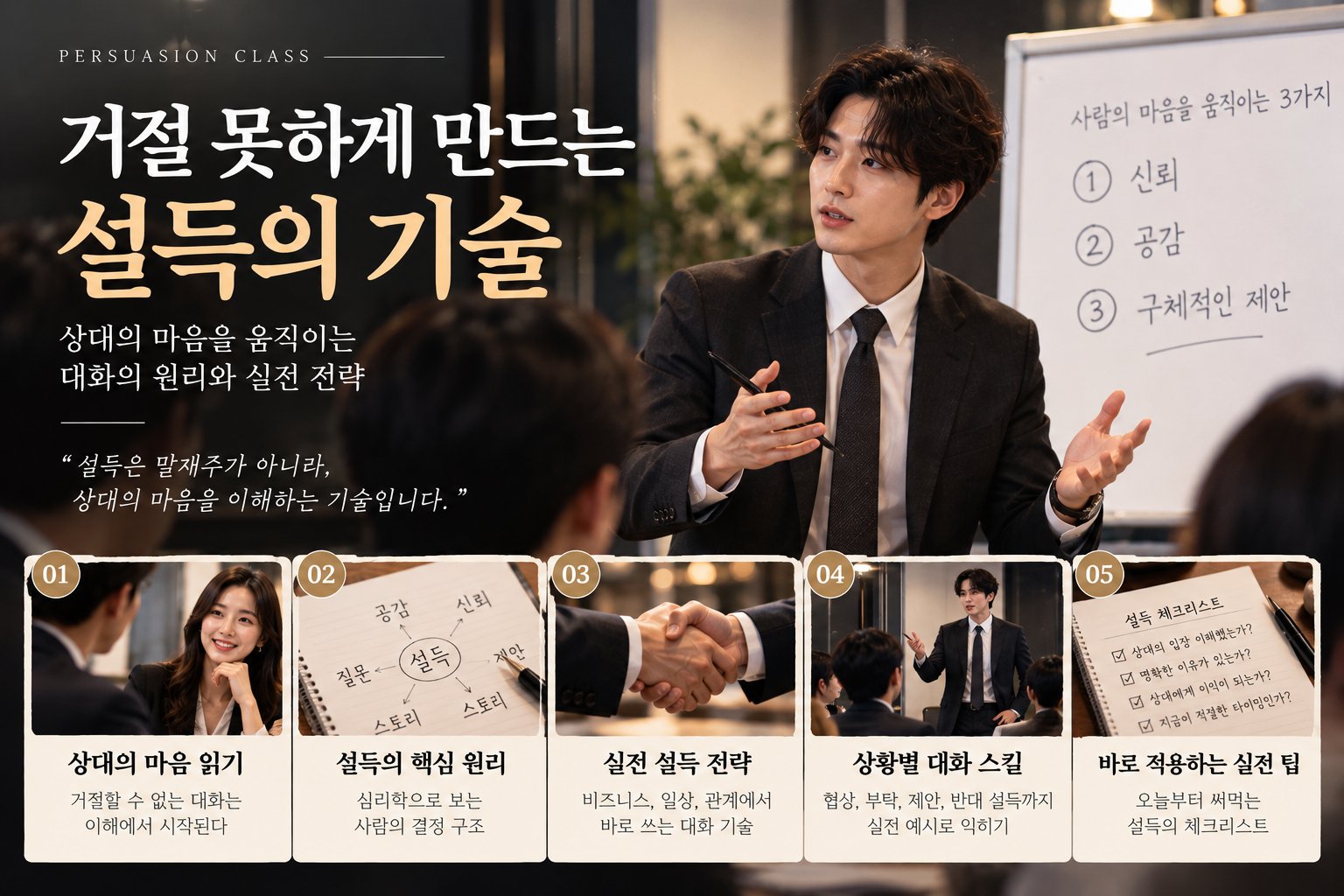 거절 못하게 만드는 설득의 기술 : 거절 없는 제안의 비밀