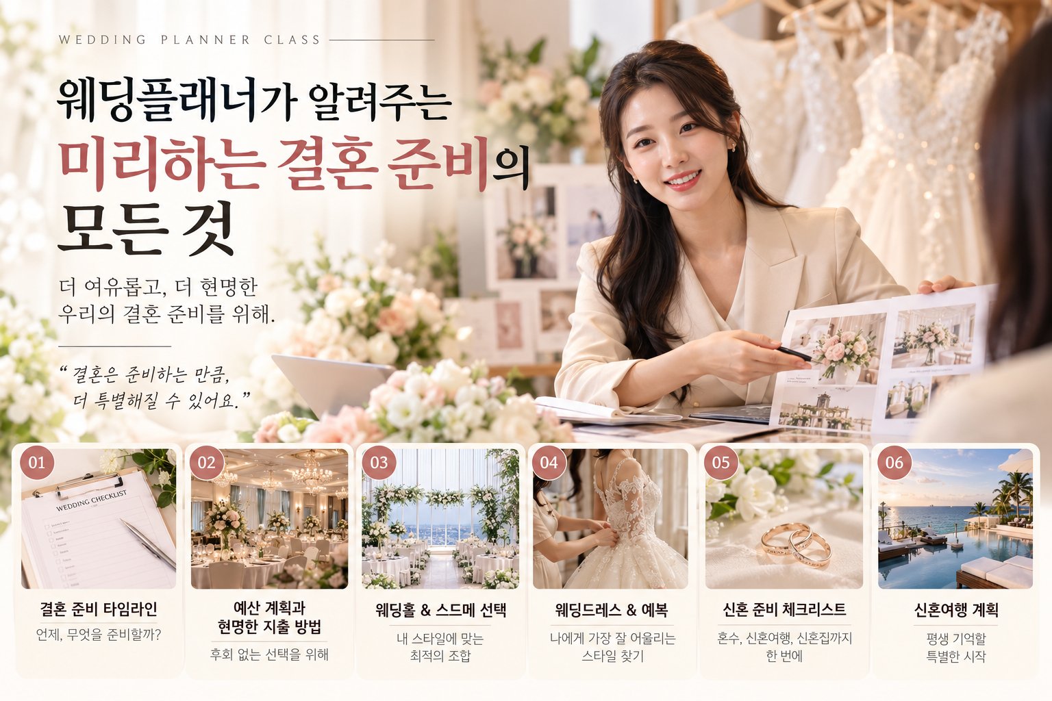 웨딩플래너가 알려주는 미리하는 결혼 준비의 모든 것