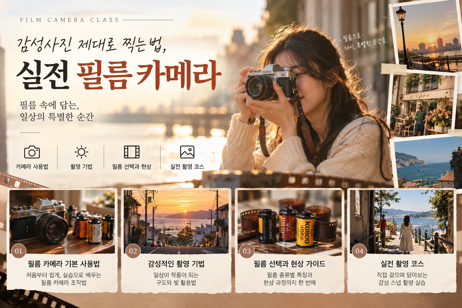 감성사진 제대로 찍는 법, 실전 필름 카메라